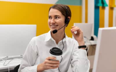 Atendimento por voz com IA para reduzir filas Profissional utilizando sistema de atendimento por voz para reduzir filas e melhorar a experiência do cliente.